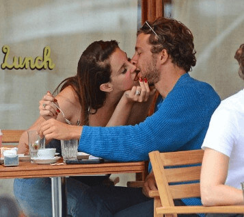 Francesco with his girlfriend Lana on a romantic date